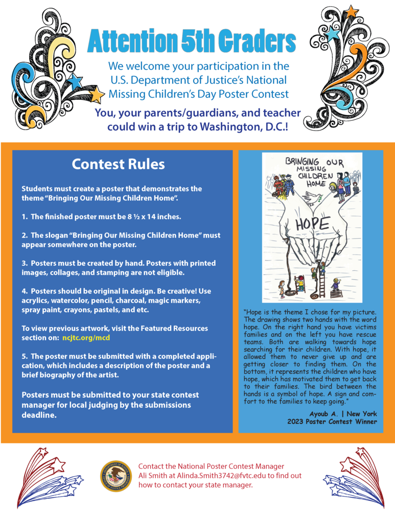 5th Grade Poster Contest