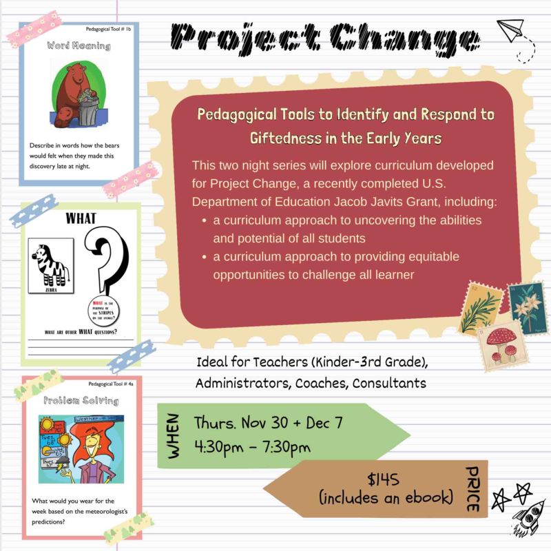 Project Change Webinar Series